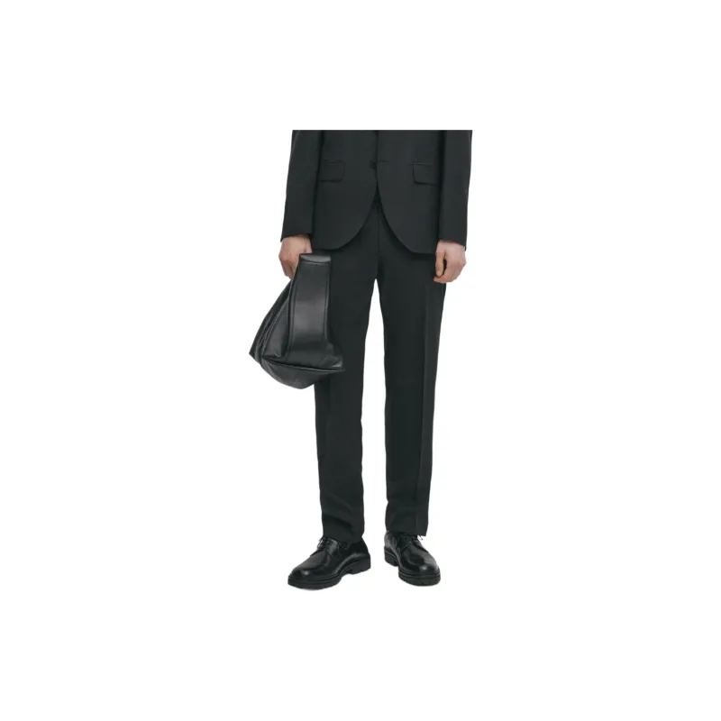 Massimo Dutti Suit Trouser Men's Black-2