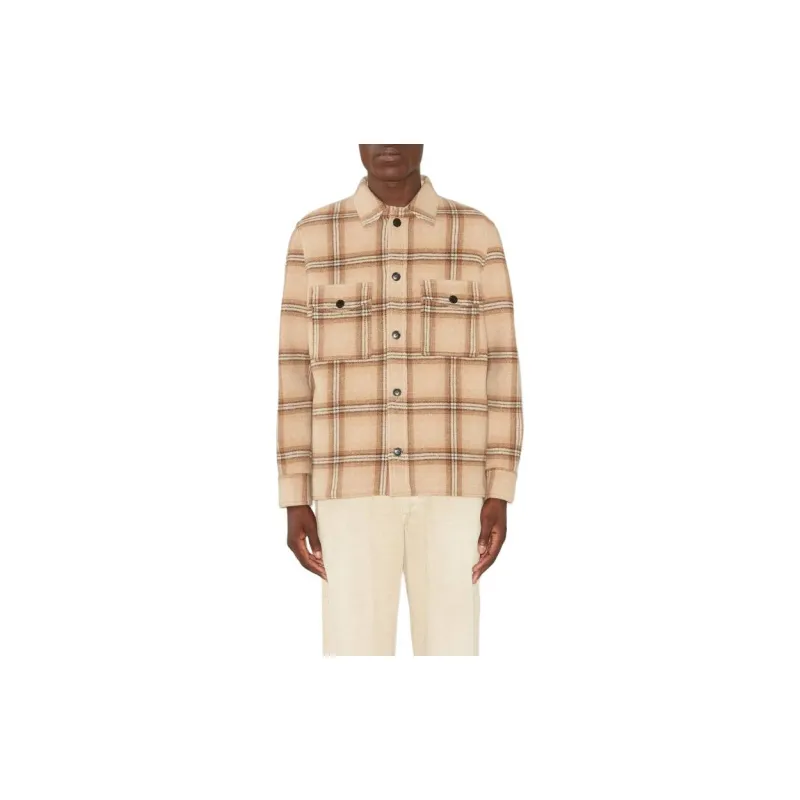 ISABEL MARANT Kervon Checked Straight Hem Jacket-2