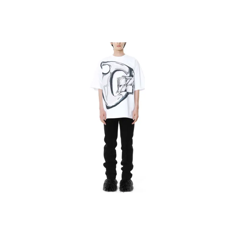 WE11DONE T Shirts Men White-1