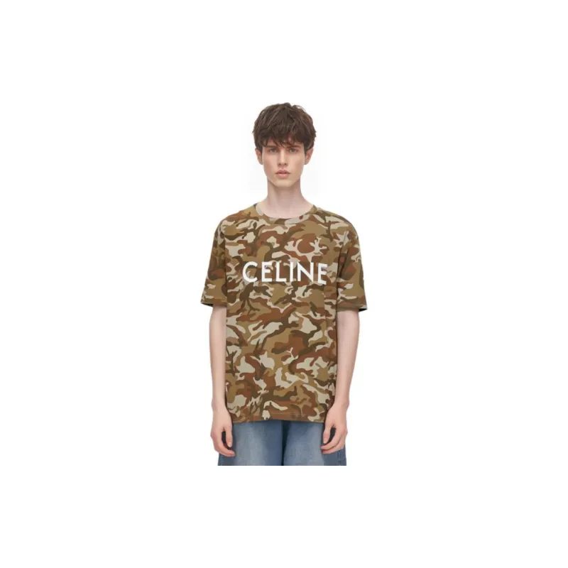 CELINE T Shirt Men's Camouflage-4