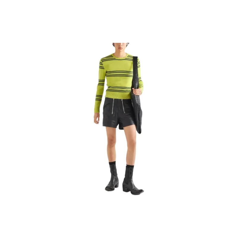 PRADA Sweaters Men Lime Green-2