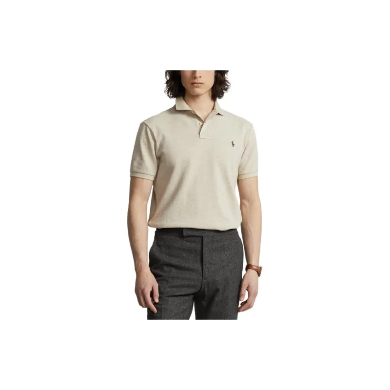 Polo Ralph Lauren SS24 Polo Shirt Men's Heather Gray-1