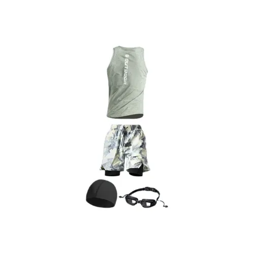 Yalu Preferred Swimming Sets Polyester Swimming Pool Beach Water Park Hot Spring Men's