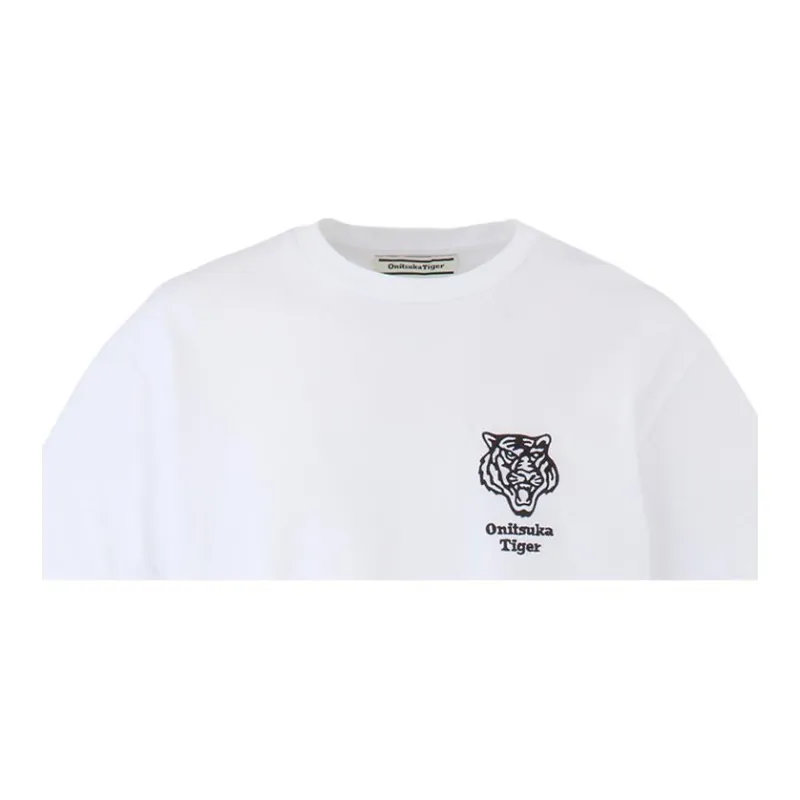 Onitsuka Tiger FW24 T Shirt Unisex White-3