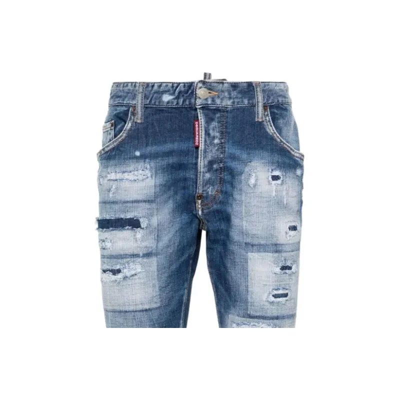 Dsquared2 Ripped Detailed Skinny Jeans-5