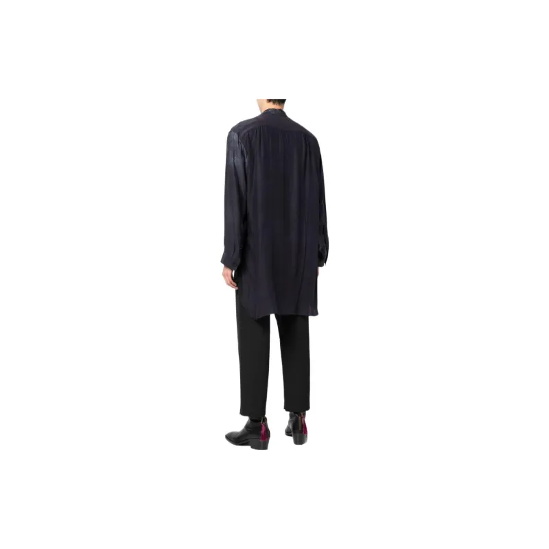 Yohji Yamamoto FW22 Shirt Men's Navy-2