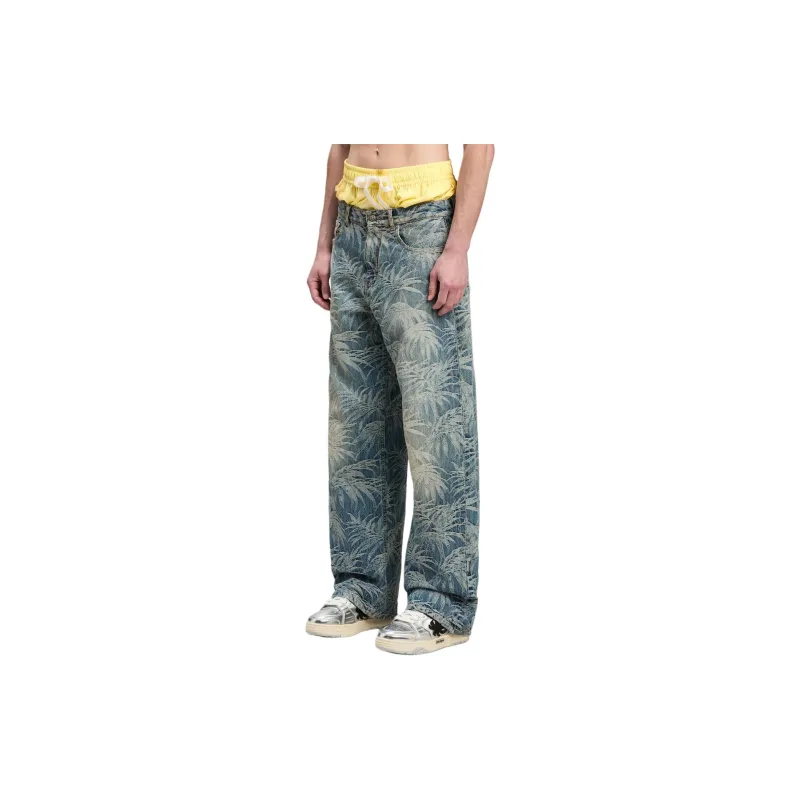 PALM ANGELS Wash Loose 5 Pocket Jean -3