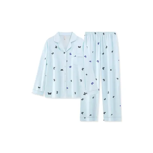Maultiay Pajama Set Women's Blue
