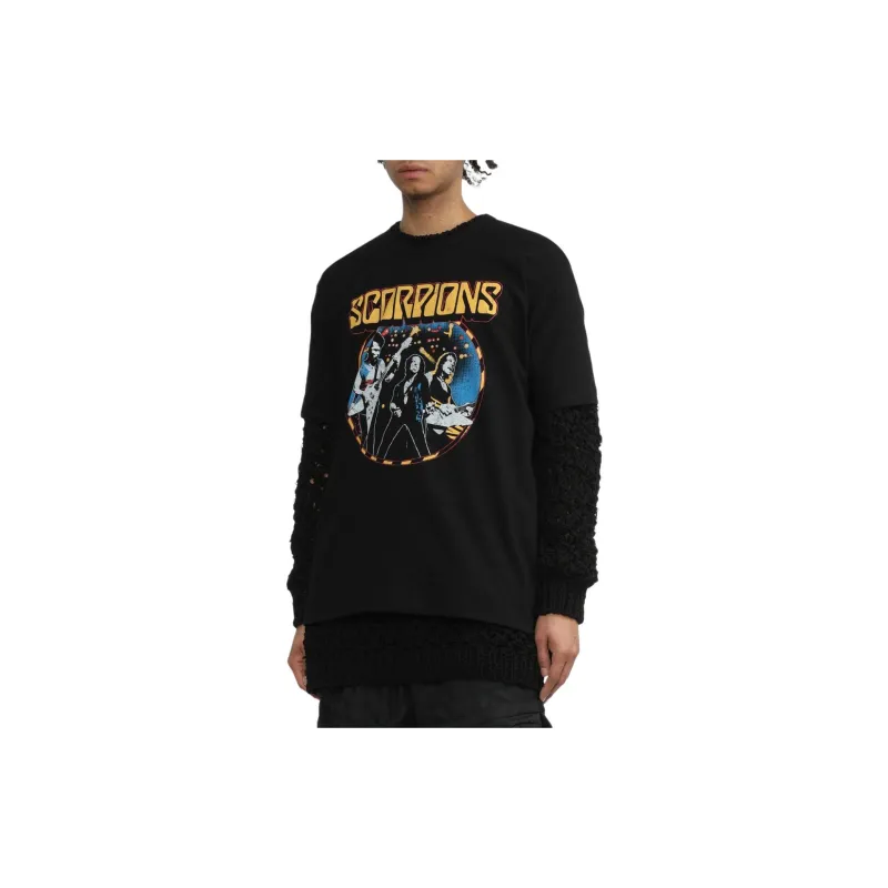 JUNYA WATANABE Man Graphic print Cotton T shirt-4
