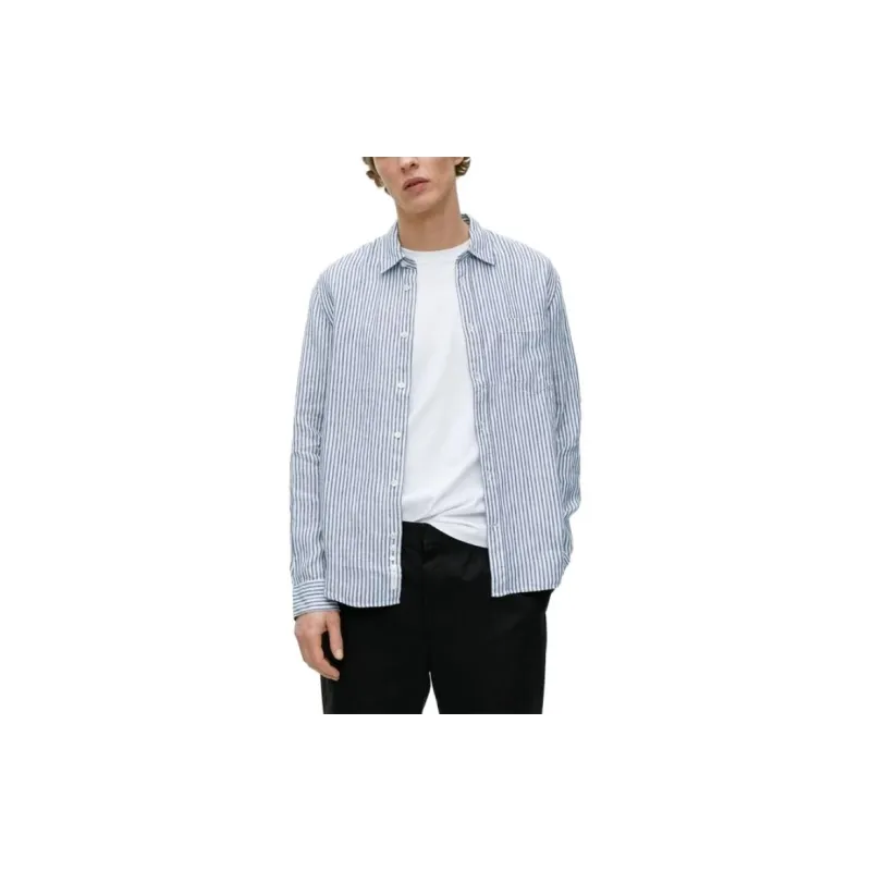 ARKET Shirts Men Blue/White-1