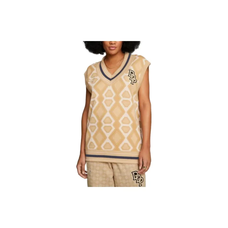 PUMA X DAPPER DAN Vests Unisex Orange Red-4