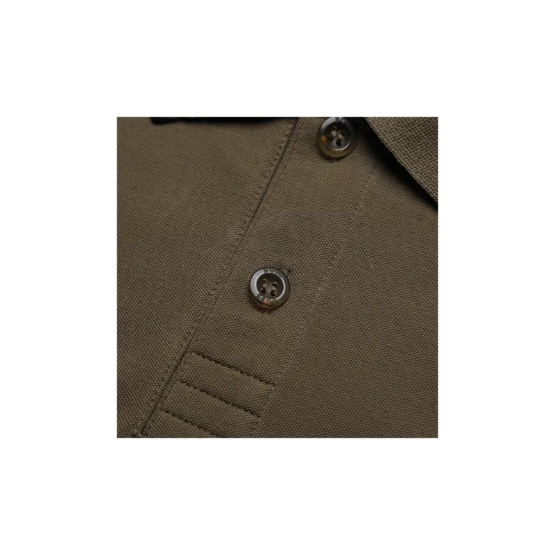 HUGO BOSS Short Sleeved Polo Shirt Men's Olive Green-7
