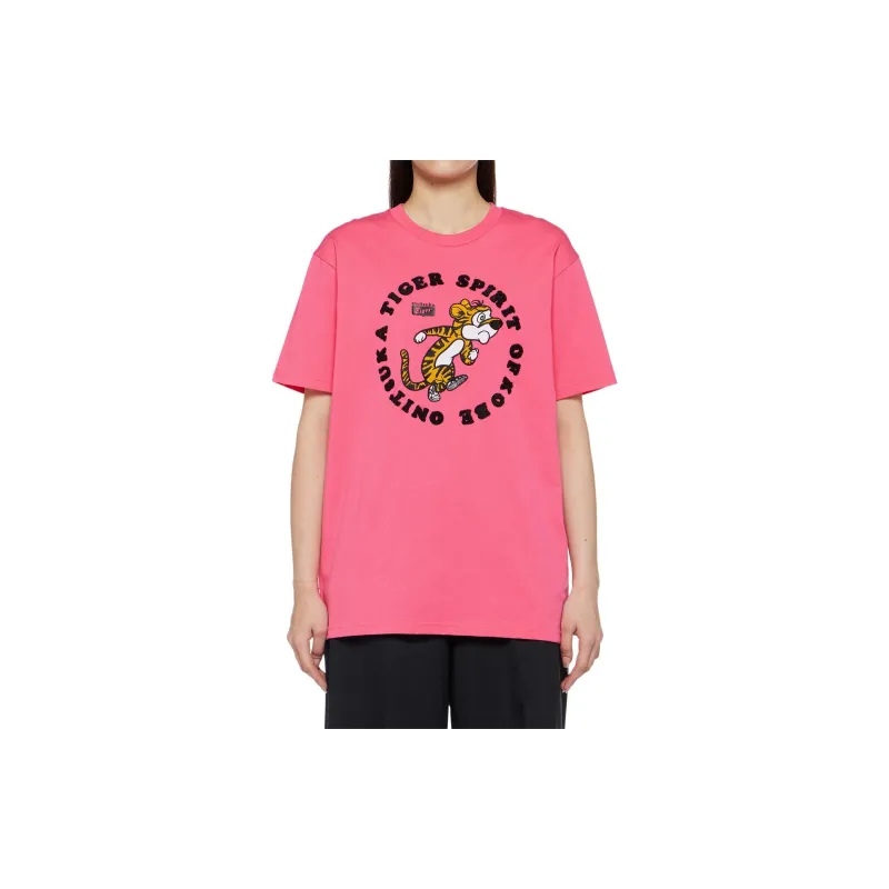 Onitsuka Tiger SS24 GRAPHIC TEE T Shirt Unisex Pink-4