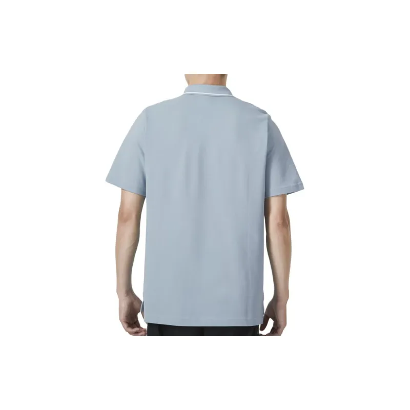 Adidas Polo Shirt Men's Blue Gray-4