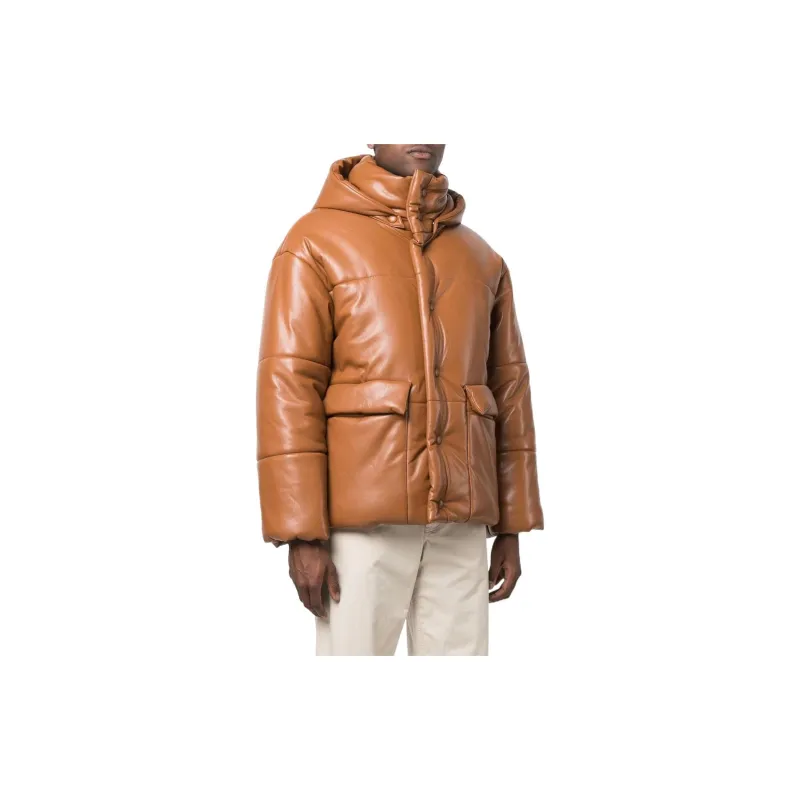 NANUSHKA Jackets Men Brown-3