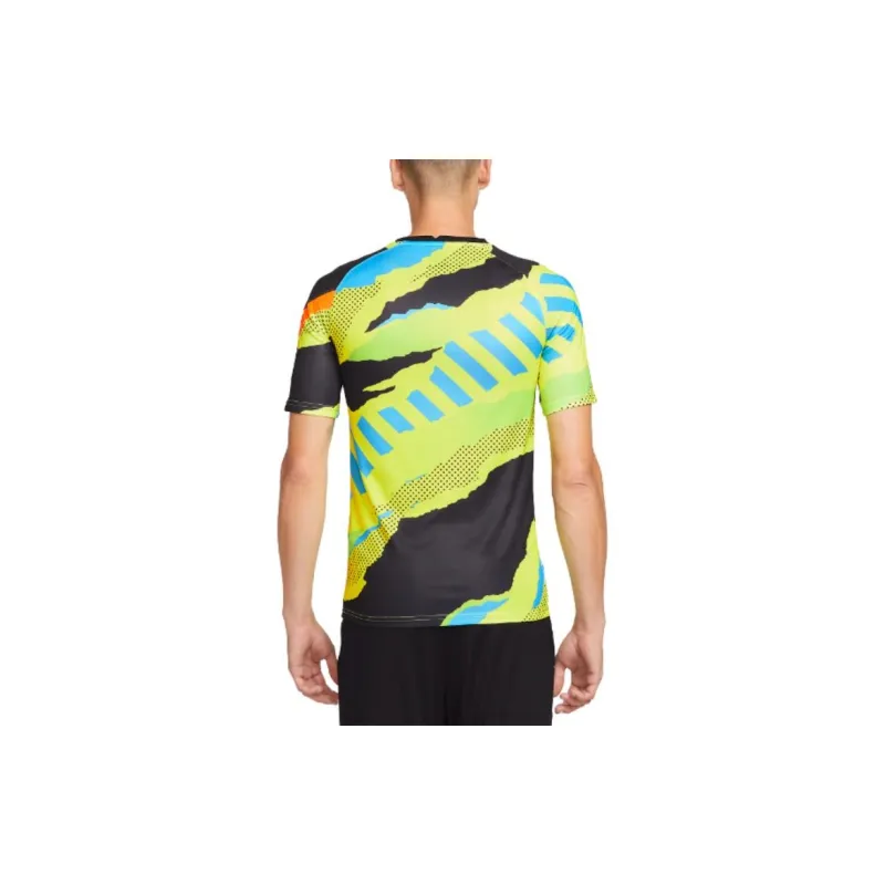 Nike T Shirts Men Yellow Black-2