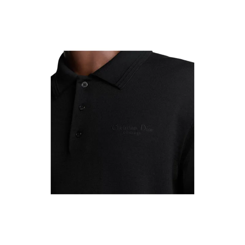 DIOR SS24 Polo Shirt Men's Black-5