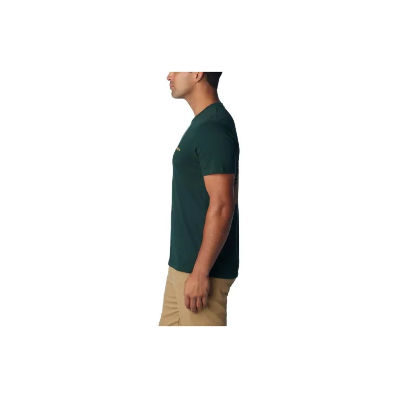 Columbia T-Shirts Men Dark Green-2
