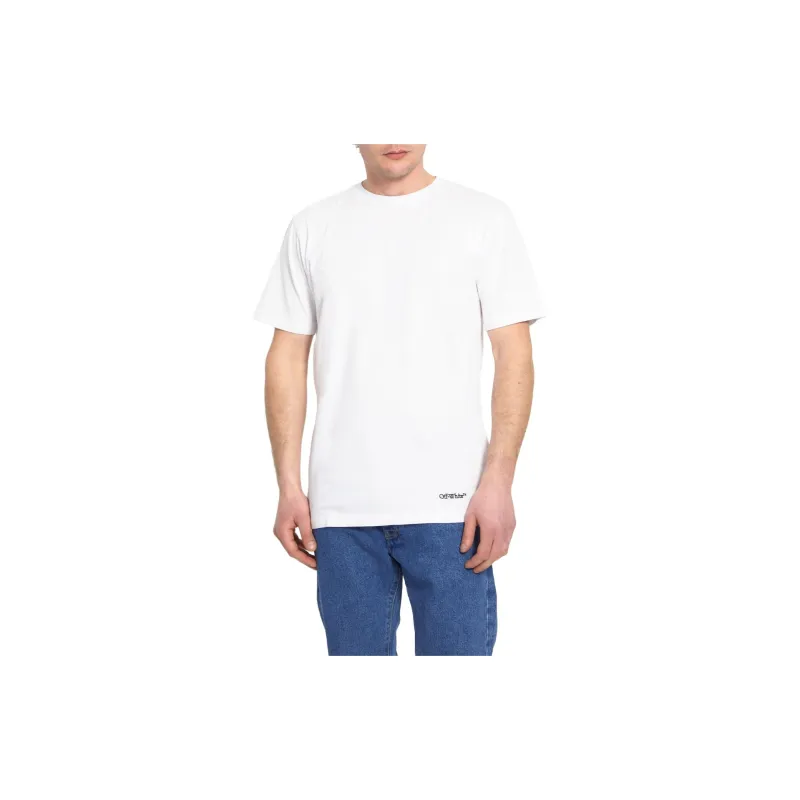 Off Logo embroidered T shirt-5