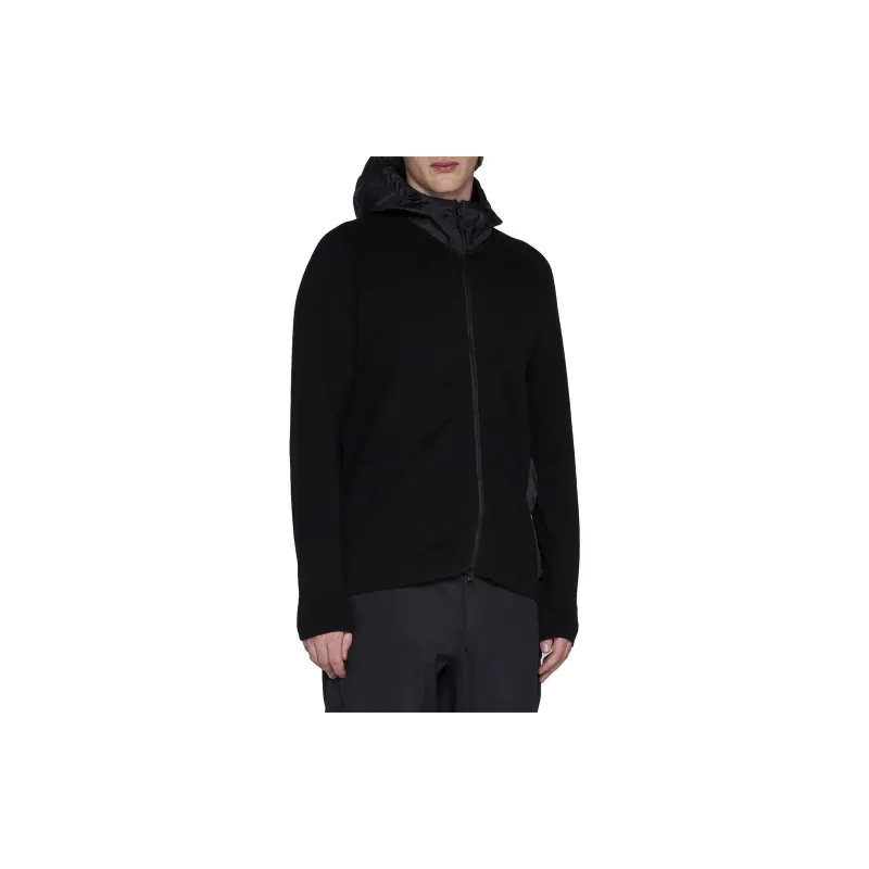 C.P.Company Logo Printed Zipped Fleece Hoodie-3