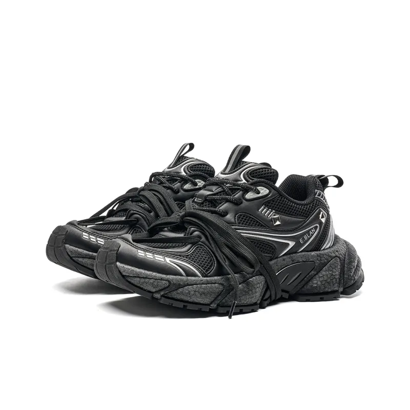 EBLAN Low-Top Chunky Sneakers Unisex Champagne-6