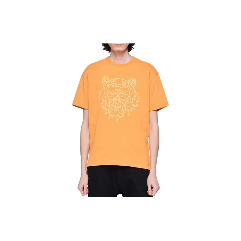 KENZO T Shirts Men Orange-2