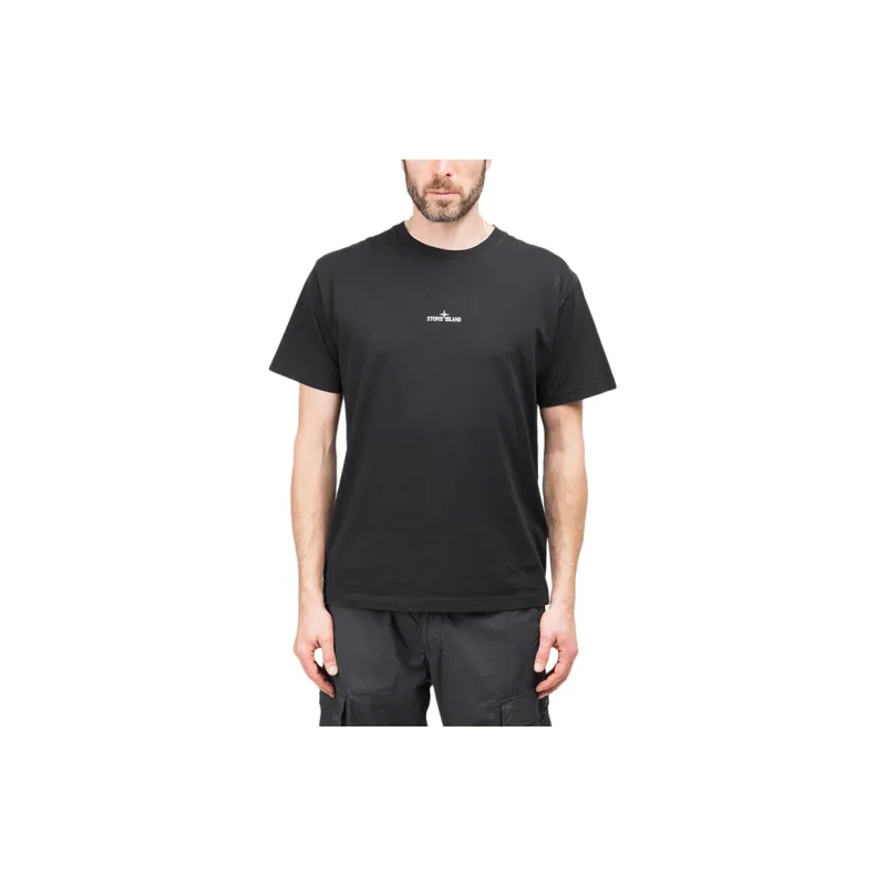 STONE ISLAND T Shirt Men's Black-3