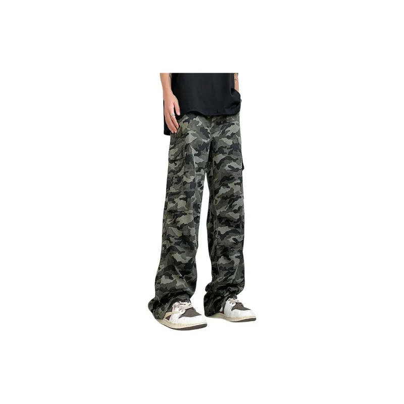RED DRAGONFLY Cargo Pants Unisex Forest Green-3