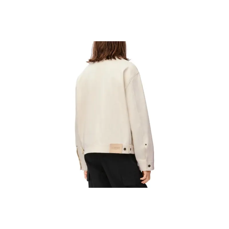 LOEWE FW24 Denim Jacket Men's Linen Original-2