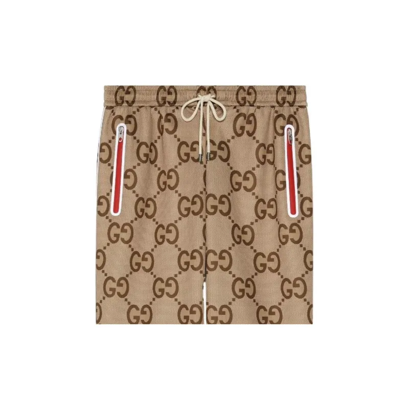 GUCCI Knitted Sweatpants Men's Brown-5