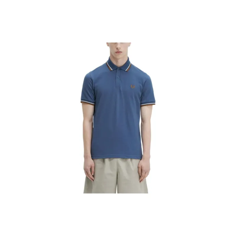 FRED PERRY Polo Shirt Men's Midnight Blue-2