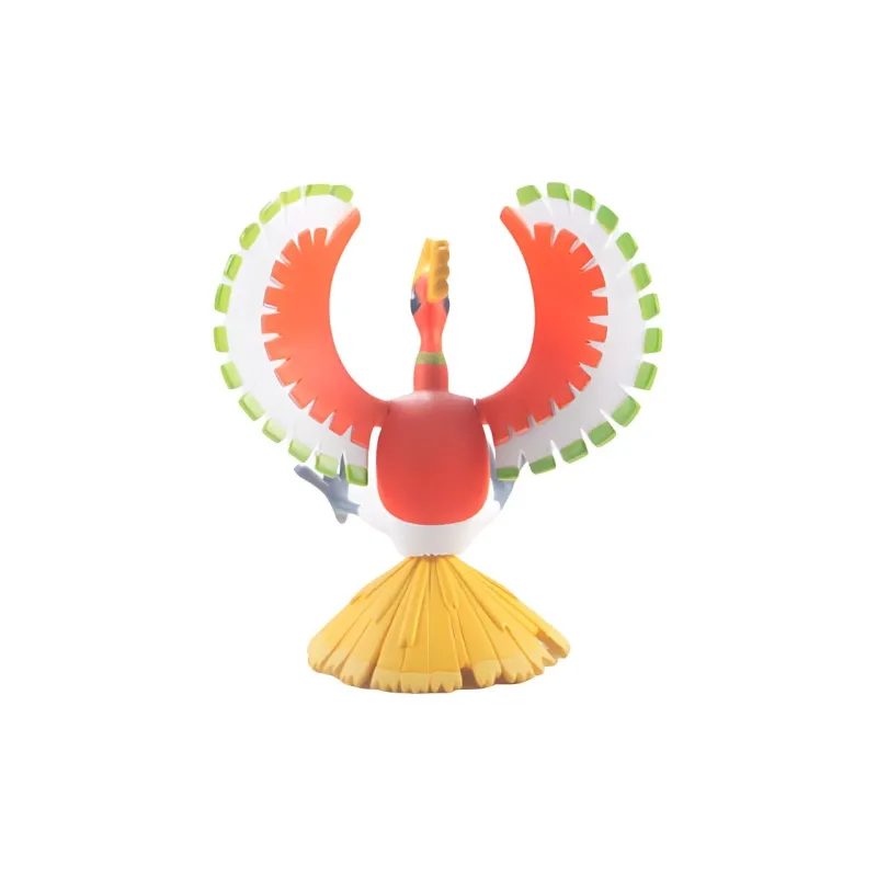 TAKARA TOMY Card, Pokémon, Ho Oh Action Figures-4