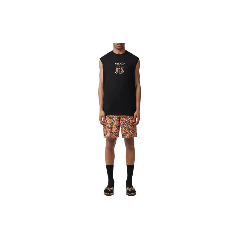 Burberry T Shirts Men Black-2