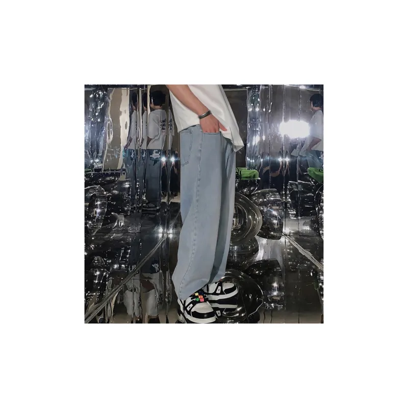 LOOKUN Jeans Men Blue-2