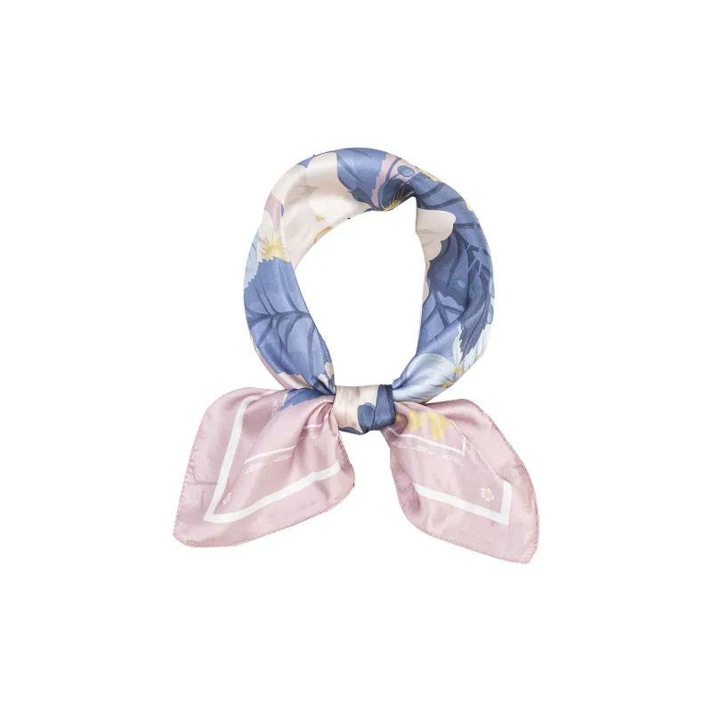 Shanghai Story 100% Mulberry Silk Silk Scarves Women's Patch Bamboo Leaf Flower Gift Box Set-81