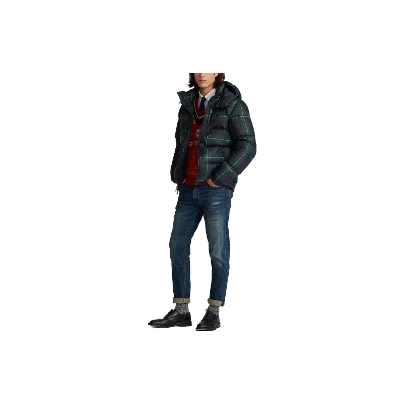 Polo Ralph Lauren Down Jacket Men's Turquoise-1