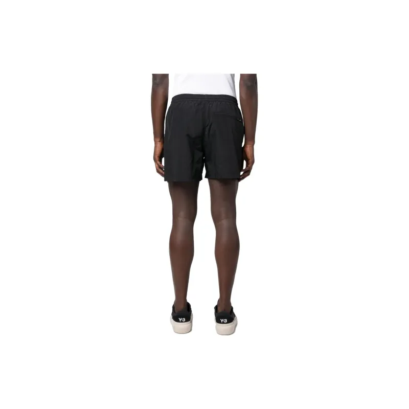 Y 3 Logo print Elasticated waist Track Shorts-2