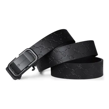AUGTARLION Split Cow Leather Leather Belts Men's Width  3.5cm