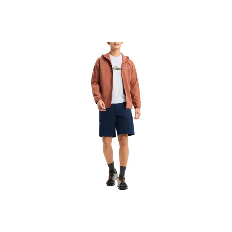 Columbia Jackets Coats Men's Red Brown-2