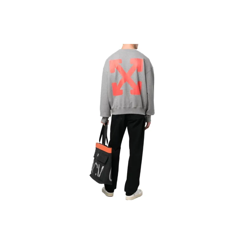 OFF WHITE Sweatshirts Men Gray-1