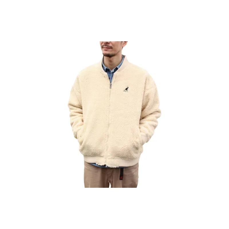 KANGOL Jackets Coats Men's Beige-1