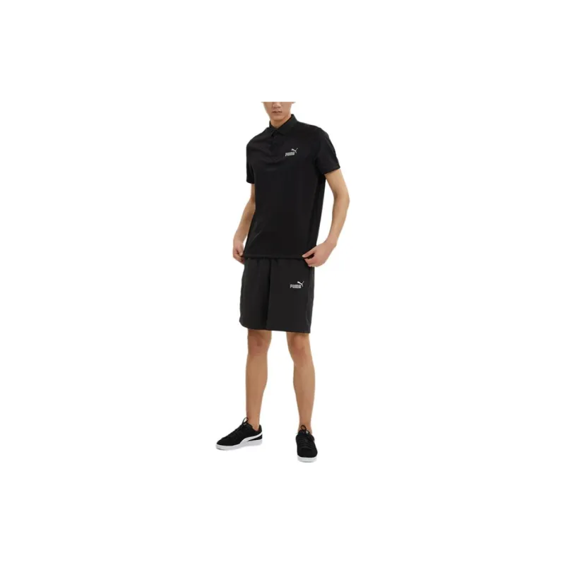 PUMA Polo Shirts Men Black-3