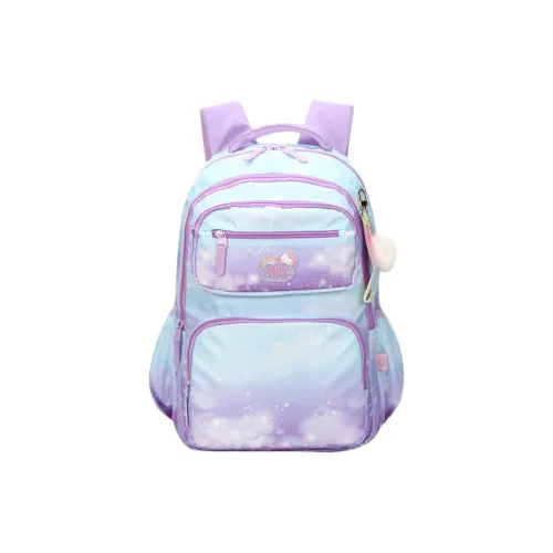 Hello Kitty Student Backpacks Blue Purple