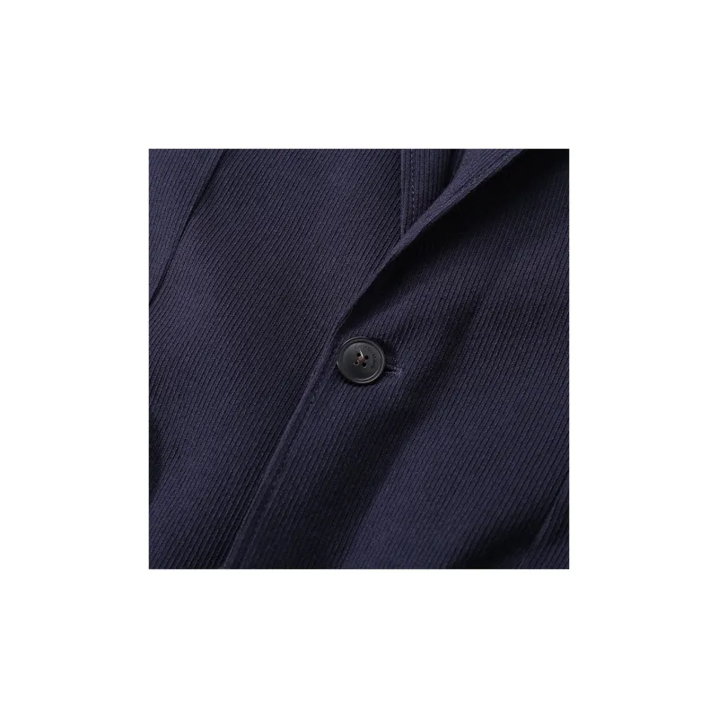 EMPORIO ARMANI SS24 Business Suit Coat Men's Marine Blue-3