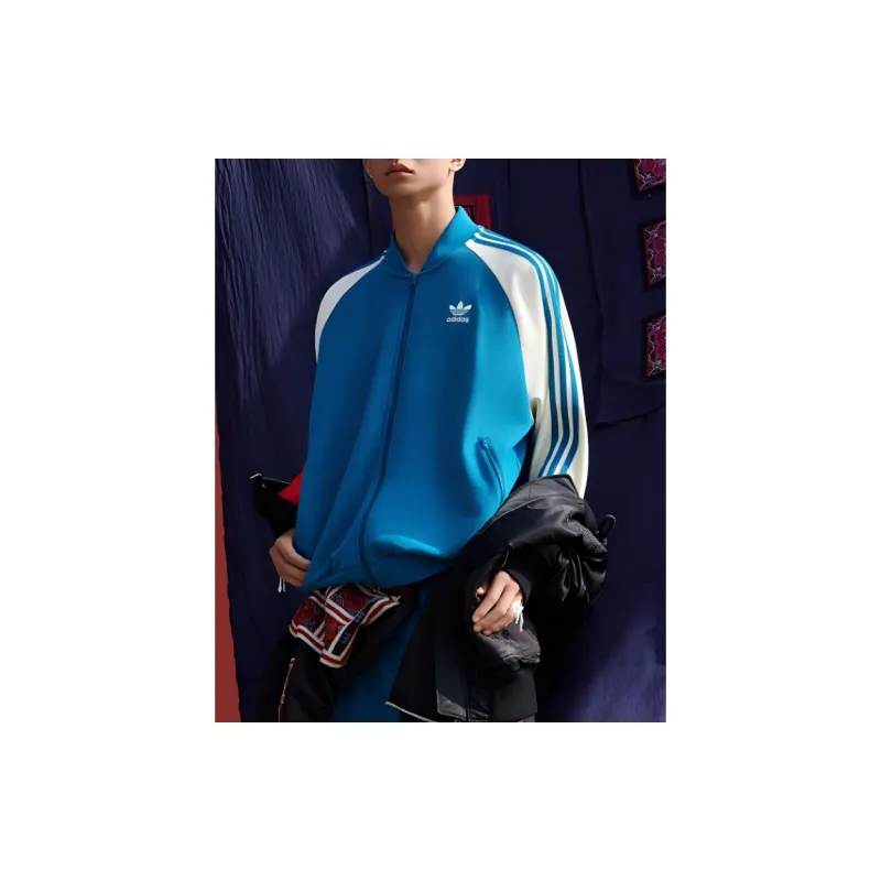 adidas originals Dkn Sst Jacket 'Blue White'-4