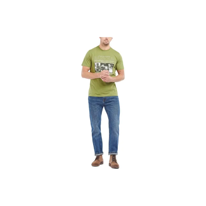 BARBOUR T Shirts Men Green-3