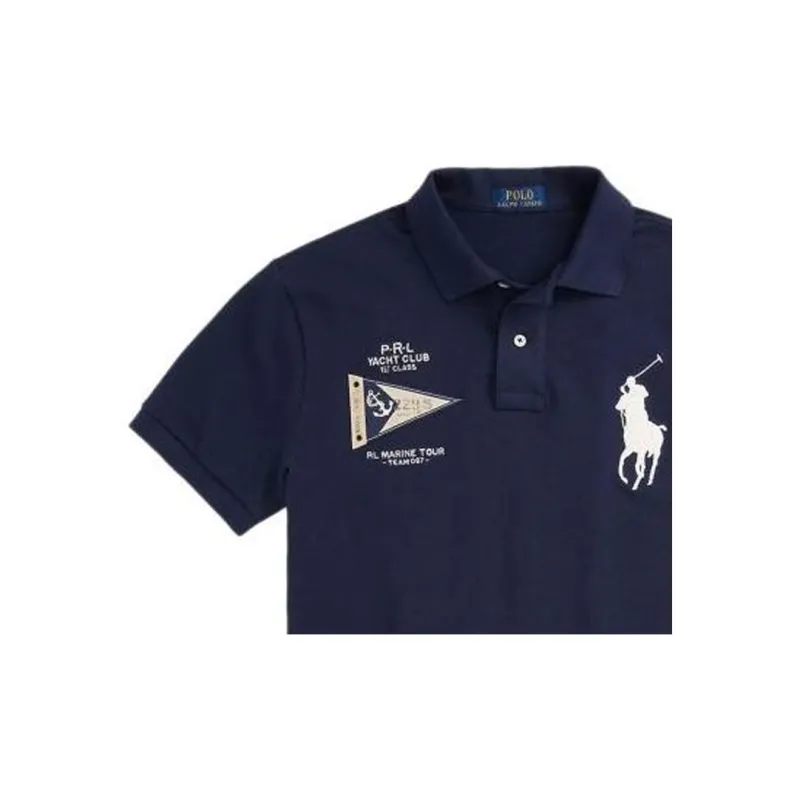 Polo Ralph Lauren FW23 Polo Shirt Men's Marine Blue-3