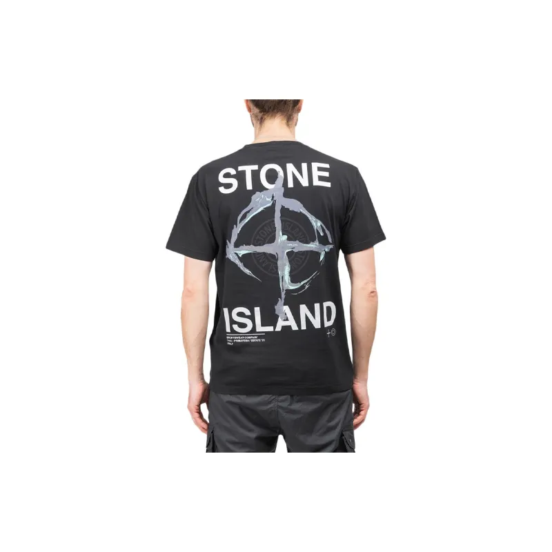 STONE ISLAND T Shirt Men's Black-2