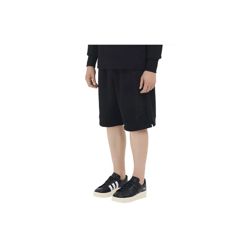 Y 3 Casual Shorts Unisex Black-3