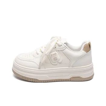 ZHR Puffy Shoes Lightweight Height Increasing Skateboard Shoes Women's